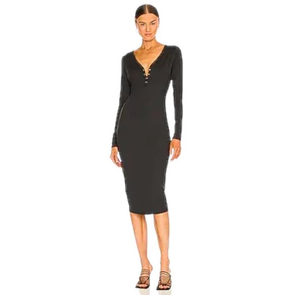 525 America Dresses & Skirts - 525 Henley Dress In Black Small